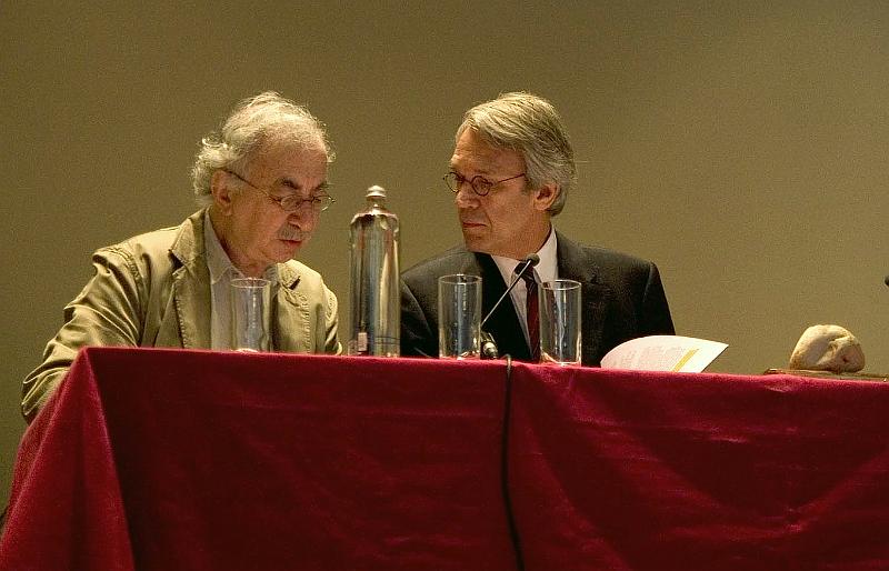 Frits van Dam-Cees Renckens-251008.jpg - Frits Van Dam (secretary) and Cees Renckens (Chair) VtdK